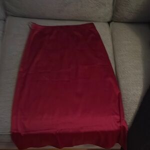 Elegant Red Skirt